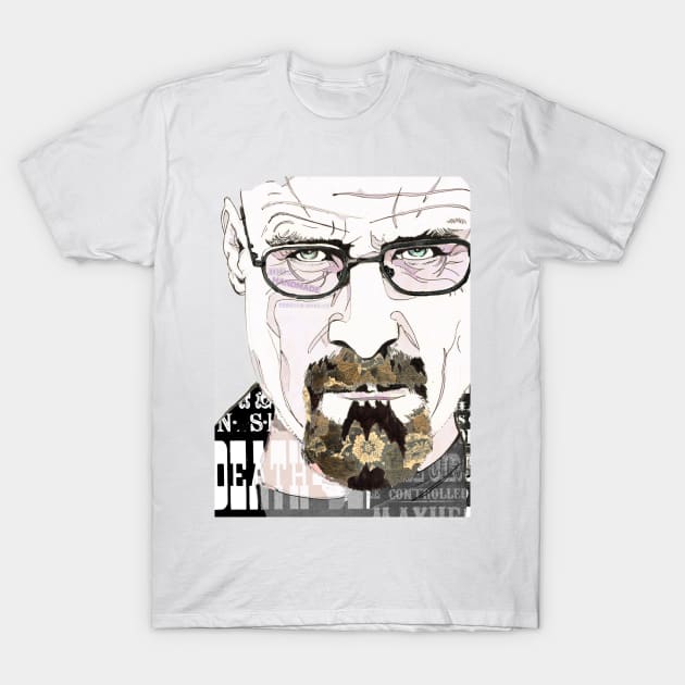 Walter White T-Shirt by natashaaldredillustration